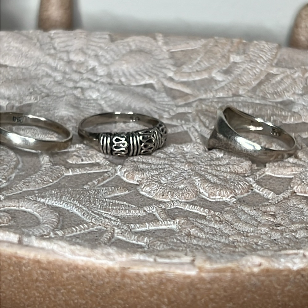 JC 925 Stamped Rings - Picture 4 of 7